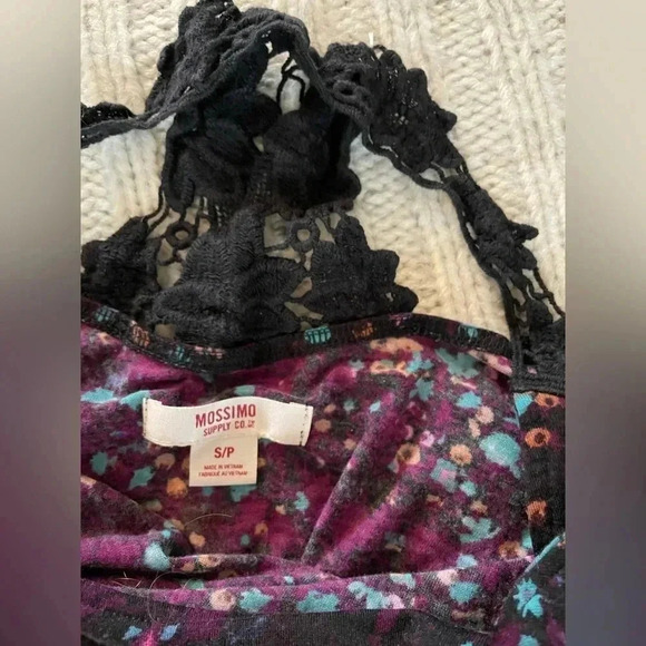 Mossimo Maxi‎ Dress purple size S flower pattern​ - Picture 4 of 4